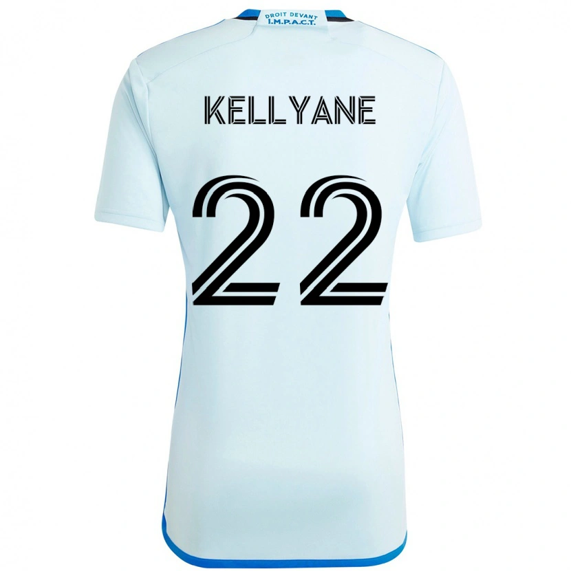 Danxen Niño Camiseta Dumas Kellyane #22 Azul Oscuro Negro 2ª Equipación 2025/26 La Camisa México