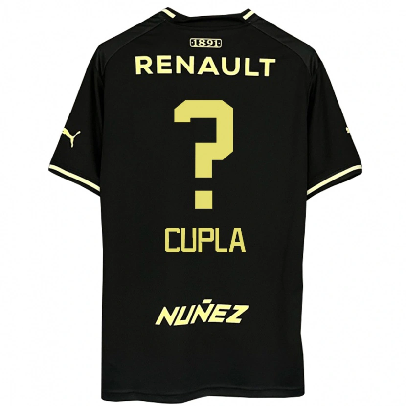 Danxen Niño Camiseta Renzo Cupla #0 Amarillo Negro 2ª Equipación 2025/26 La Camisa México