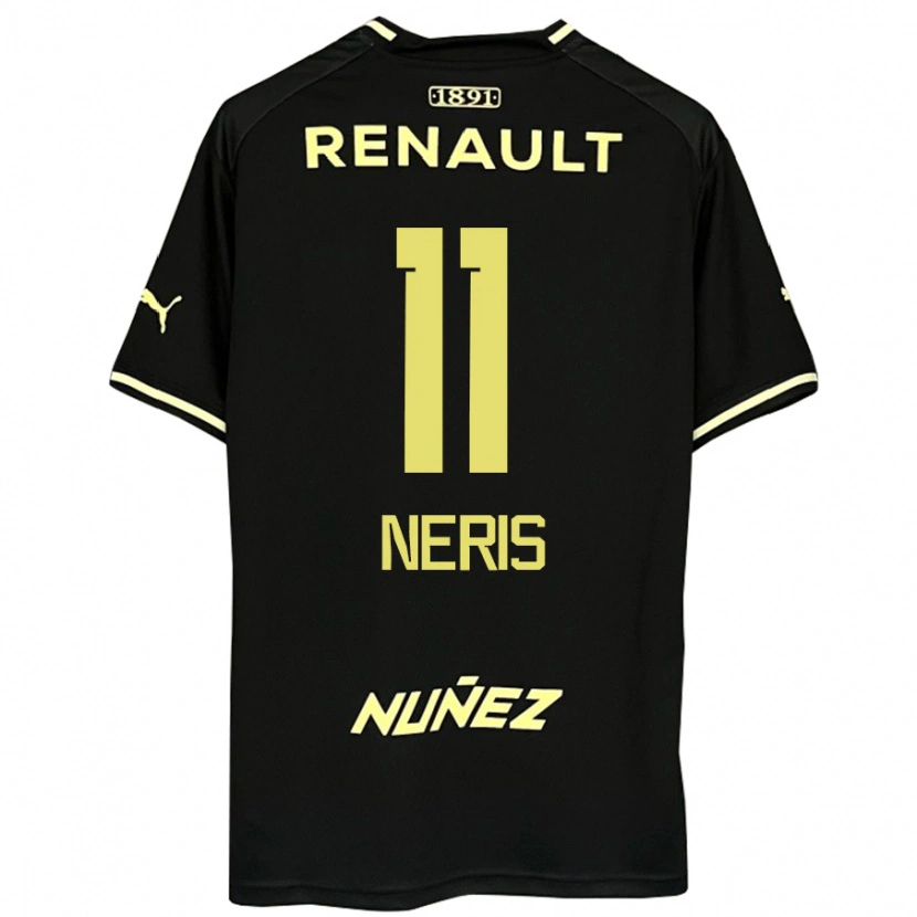 Danxen Niño Camiseta José Neris #11 Amarillo Negro 2ª Equipación 2025/26 La Camisa México