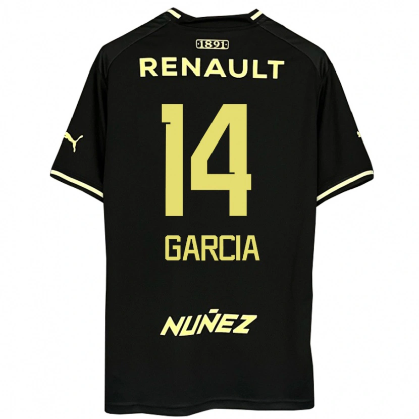 Danxen Niño Camiseta Damián García #14 Amarillo Negro 2ª Equipación 2025/26 La Camisa México