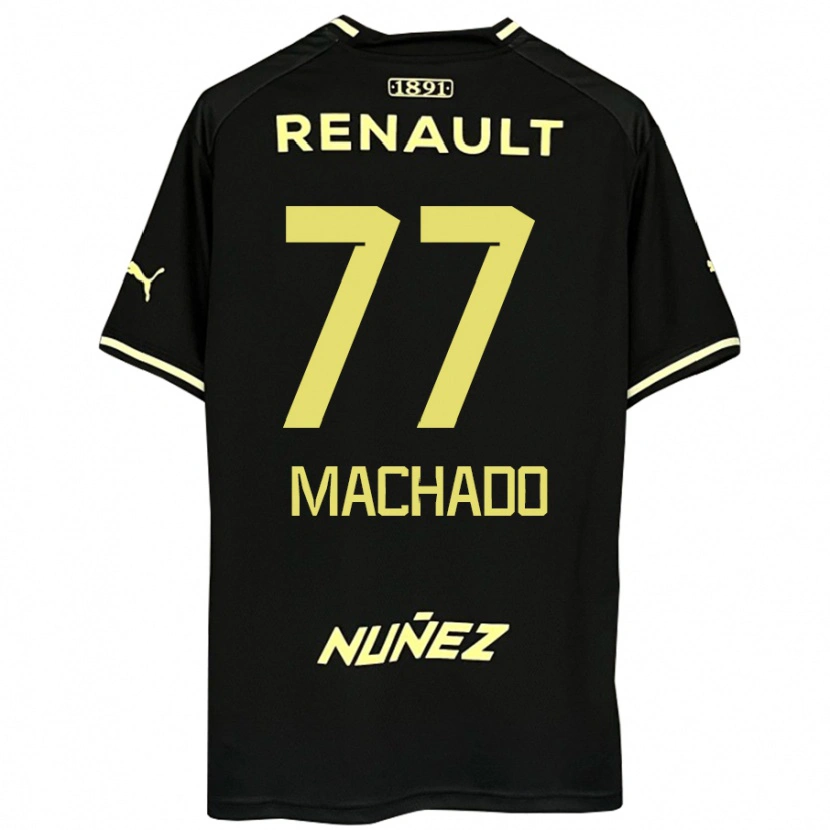Danxen Niño Camiseta Alexander Machado #77 Amarillo Negro 2ª Equipación 2025/26 La Camisa México