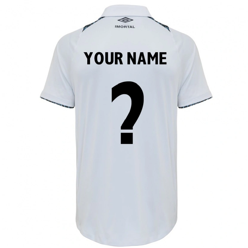 Danxen Niño Camiseta Su Nombre #0 Azul Negro Blanco 2ª Equipación 2025/26 La Camisa México