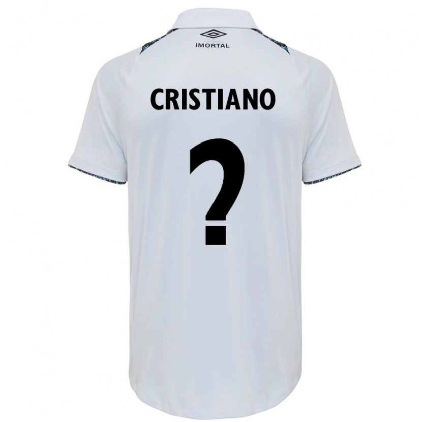 Danxen Niño Camiseta Cristiano #0 Azul Negro Blanco 2ª Equipación 2025/26 La Camisa México