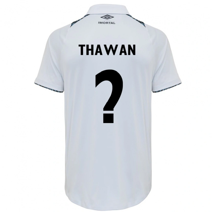 Danxen Niño Camiseta Athos Thawan #0 Azul Negro Blanco 2ª Equipación 2025/26 La Camisa México