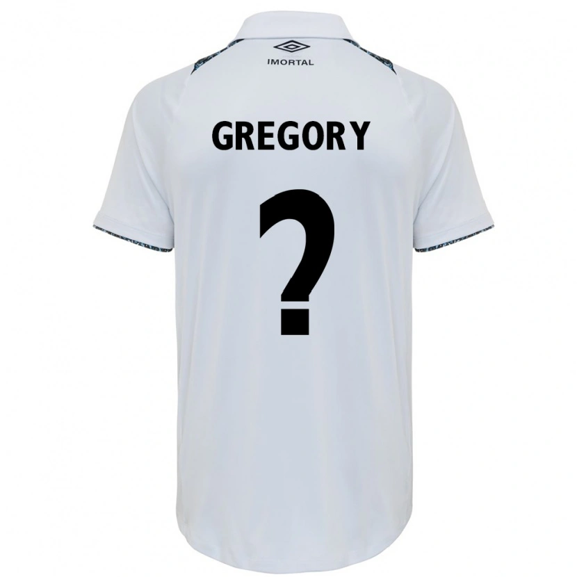 Danxen Niño Camiseta Gregory #0 Azul Negro Blanco 2ª Equipación 2025/26 La Camisa México