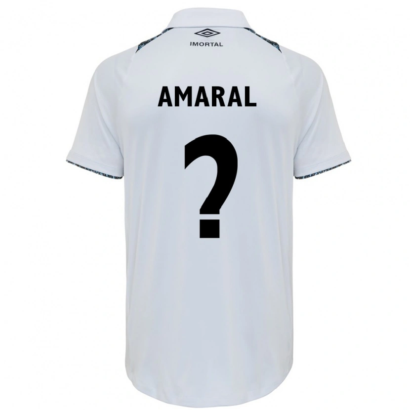 Danxen Niño Camiseta Lucas Amaral #0 Azul Negro Blanco 2ª Equipación 2025/26 La Camisa México