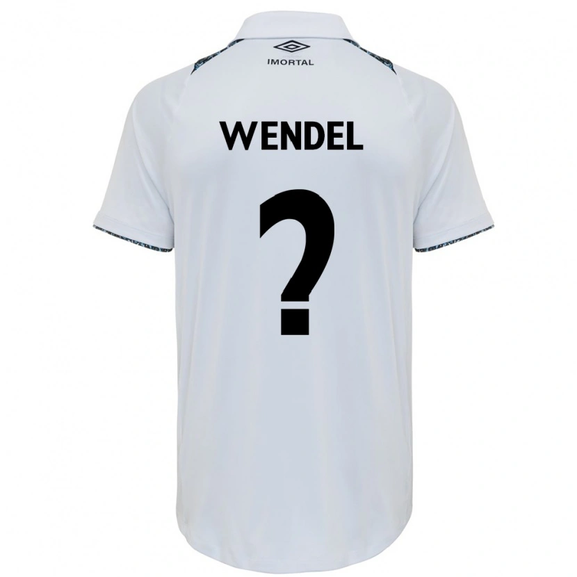 Danxen Niño Camiseta Wendel #0 Azul Negro Blanco 2ª Equipación 2025/26 La Camisa México