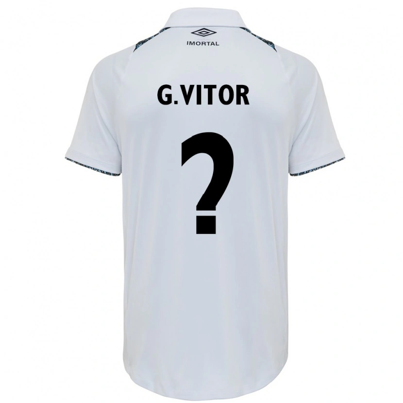 Danxen Niño Camiseta Gabriel Vitor #0 Azul Negro Blanco 2ª Equipación 2025/26 La Camisa México