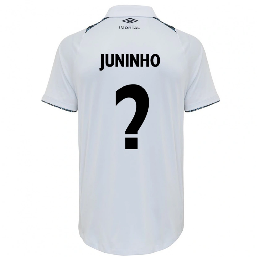 Danxen Niño Camiseta Juninho #0 Azul Negro Blanco 2ª Equipación 2025/26 La Camisa México