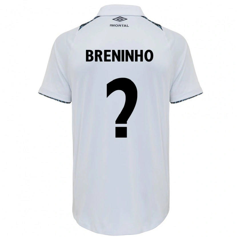 Danxen Niño Camiseta Breninho #0 Azul Negro Blanco 2ª Equipación 2025/26 La Camisa México