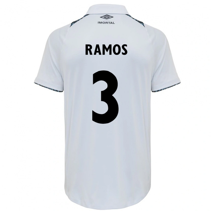 Danxen Niño Camiseta João Ramos #3 Azul Negro Blanco 2ª Equipación 2025/26 La Camisa México