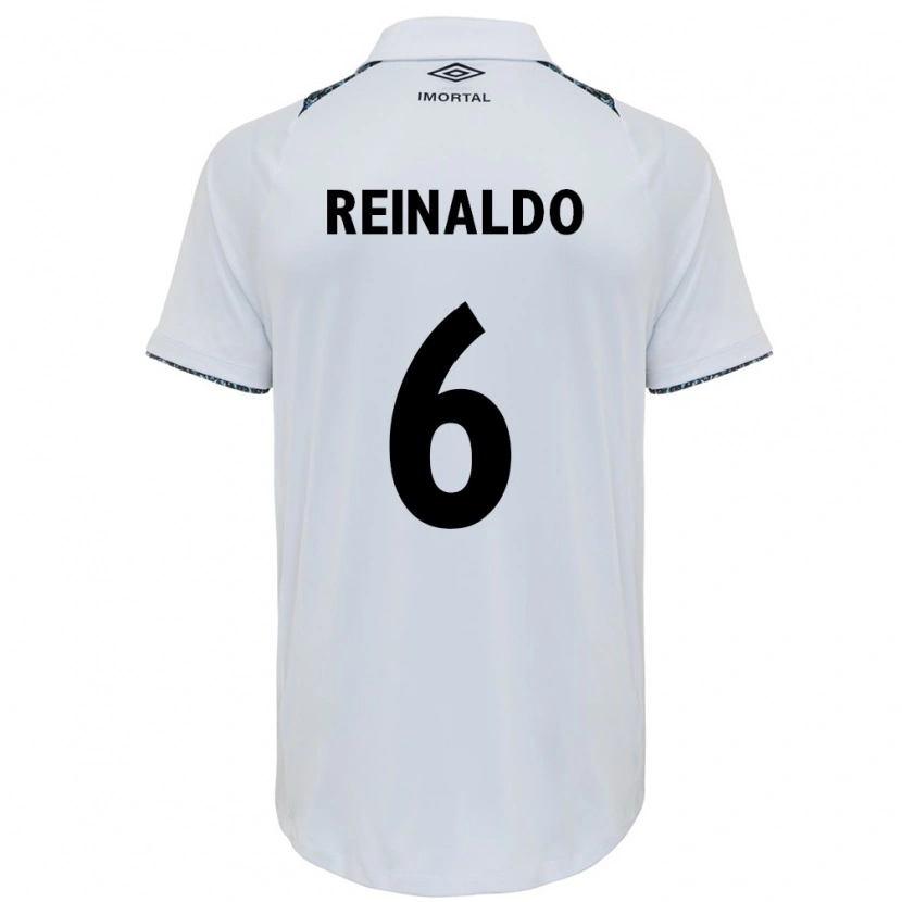Danxen Niño Camiseta Reinaldo #6 Azul Negro Blanco 2ª Equipación 2025/26 La Camisa México