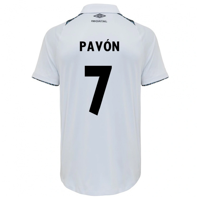 Danxen Niño Camiseta Cristian Pavón #7 Azul Negro Blanco 2ª Equipación 2025/26 La Camisa México