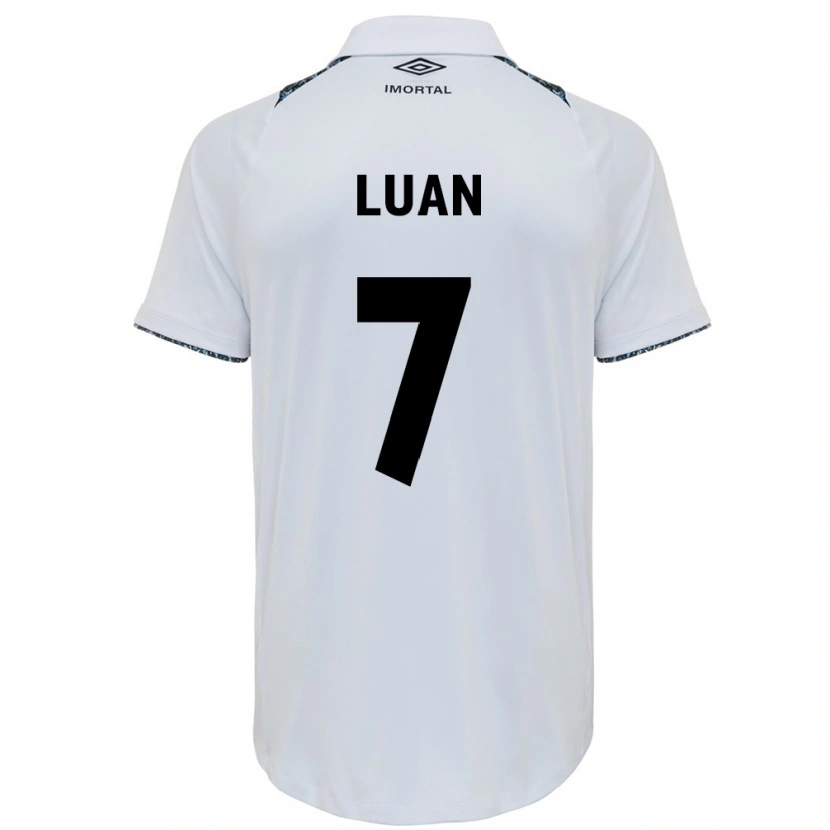 Danxen Niño Camiseta Luan #7 Azul Negro Blanco 2ª Equipación 2025/26 La Camisa México