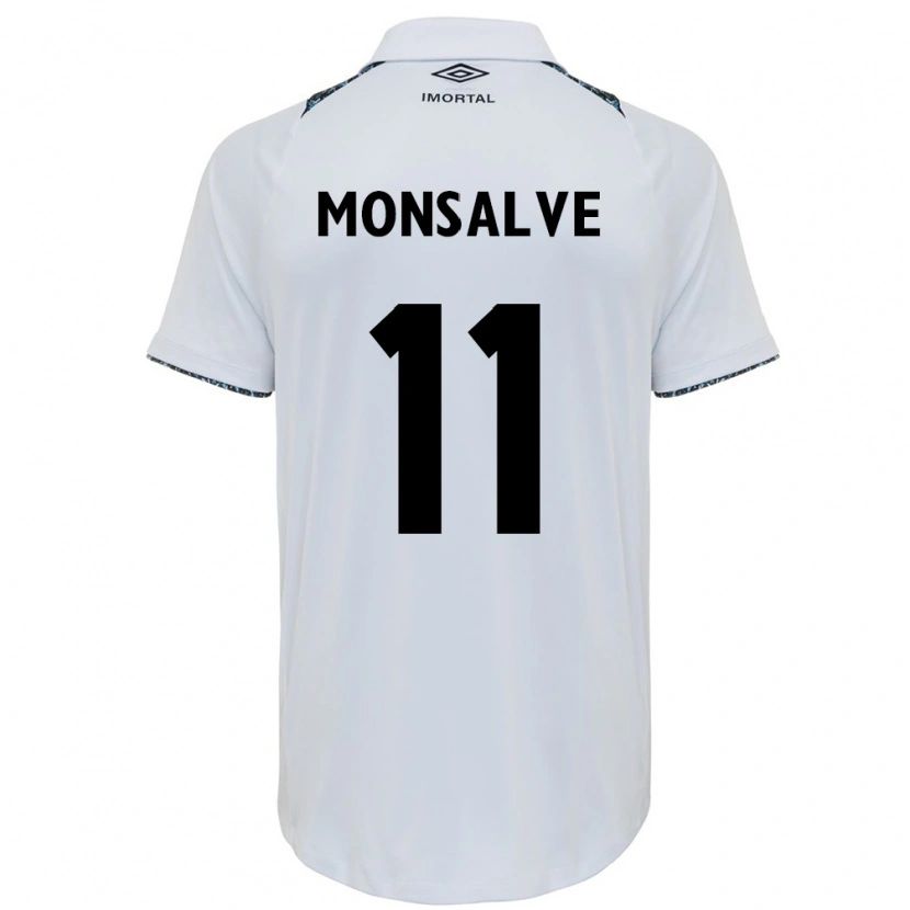 Danxen Niño Camiseta Miguel Monsalve #11 Azul Negro Blanco 2ª Equipación 2025/26 La Camisa México