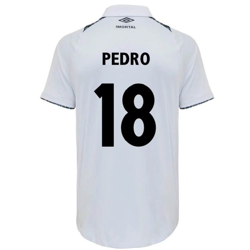 Danxen Niño Camiseta João Pedro #18 Azul Negro Blanco 2ª Equipación 2025/26 La Camisa México