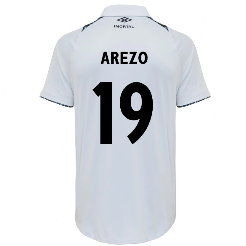 Danxen Niño Camiseta Matías Arezo #19 Azul Negro Blanco 2ª Equipación 2025/26 La Camisa México