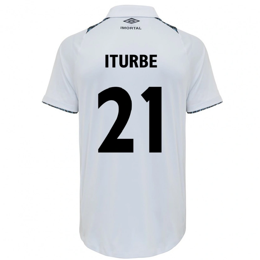 Danxen Niño Camiseta Juan Iturbe #21 Azul Negro Blanco 2ª Equipación 2025/26 La Camisa México