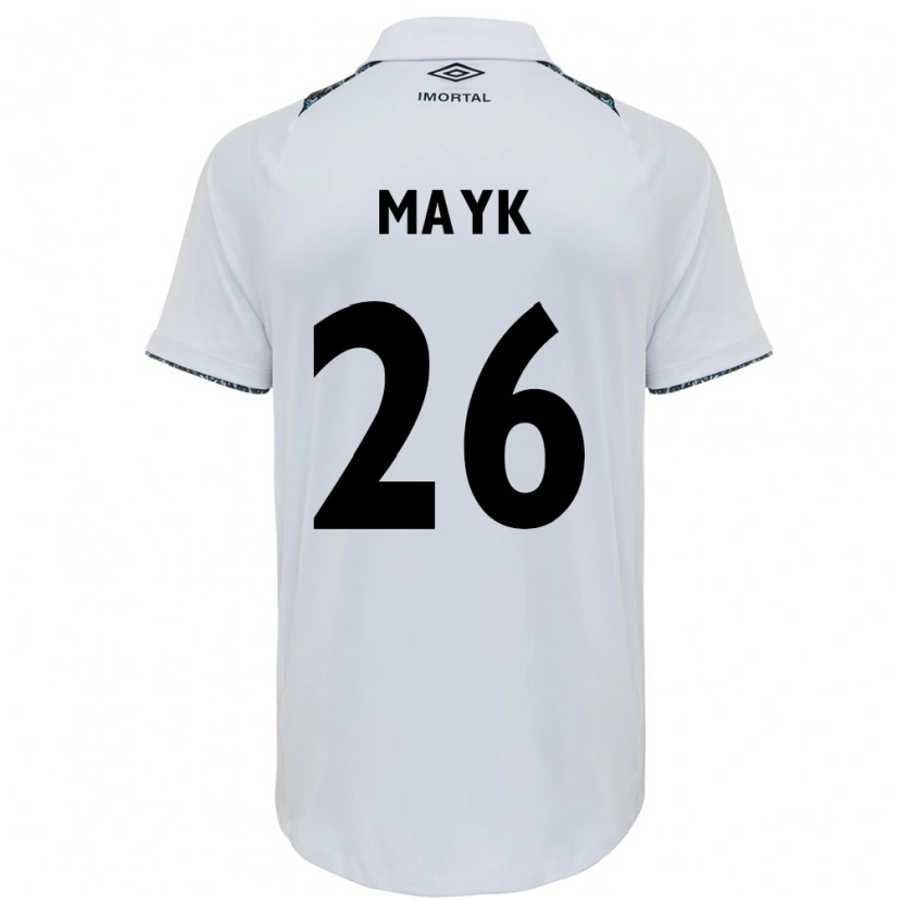 Danxen Niño Camiseta Mayk #26 Azul Negro Blanco 2ª Equipación 2025/26 La Camisa México