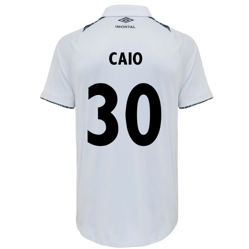 Danxen Niño Camiseta Rodrigo Caio #30 Azul Negro Blanco 2ª Equipación 2025/26 La Camisa México