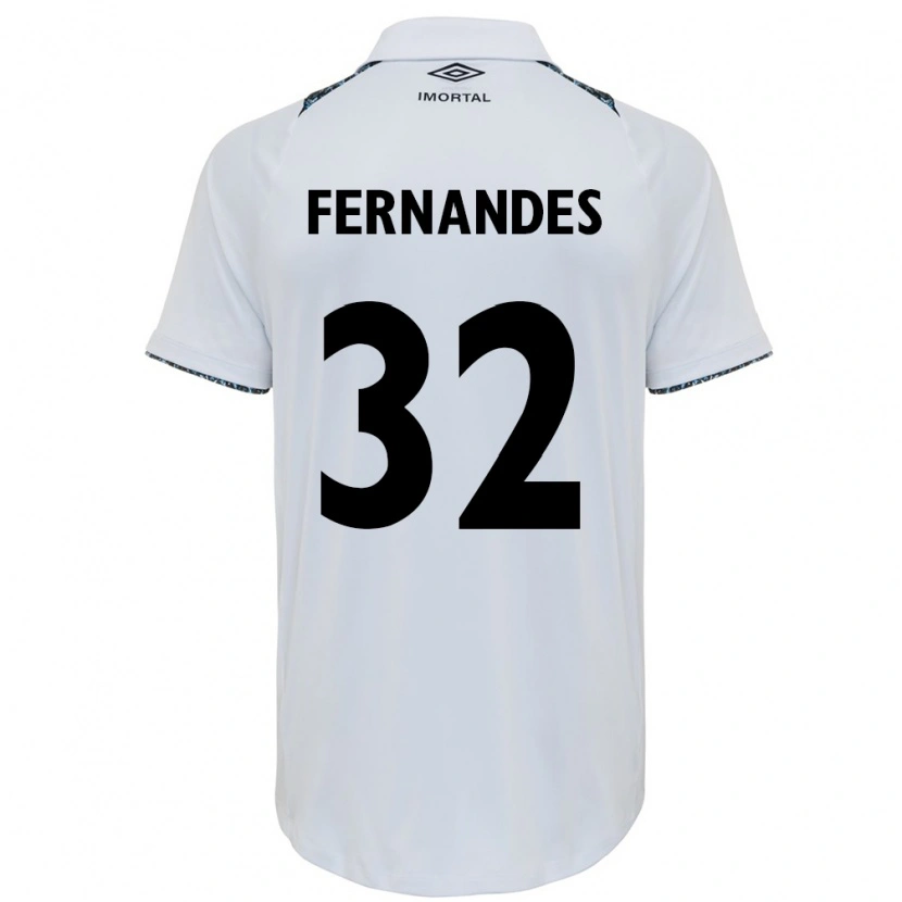 Danxen Niño Camiseta Nathan Fernandes #32 Azul Negro Blanco 2ª Equipación 2025/26 La Camisa México