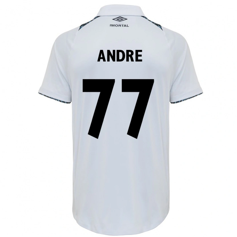Danxen Niño Camiseta André Henrique #77 Azul Negro Blanco 2ª Equipación 2025/26 La Camisa México