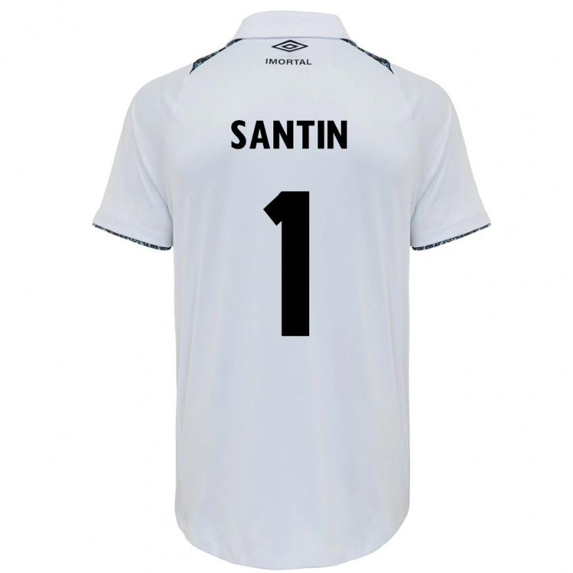 Danxen Niño Camiseta Duda Santin #1 Azul Negro Blanco 2ª Equipación 2025/26 La Camisa México