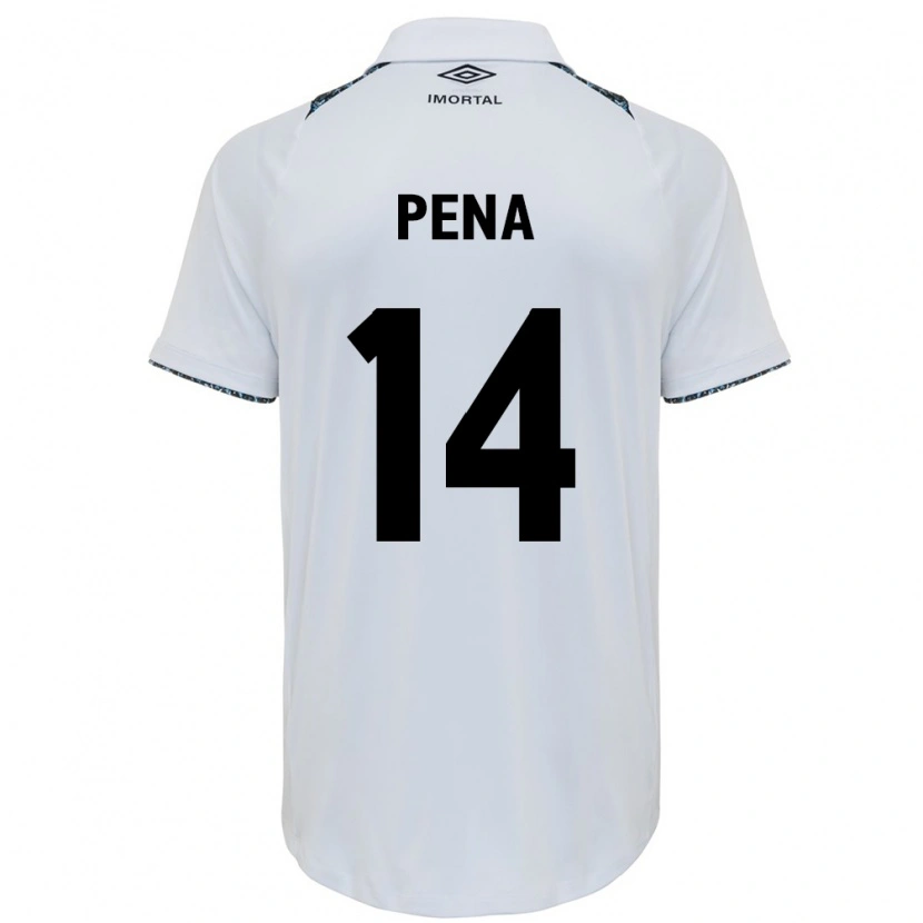 Danxen Niño Camiseta Jessica Peña #14 Azul Negro Blanco 2ª Equipación 2025/26 La Camisa México