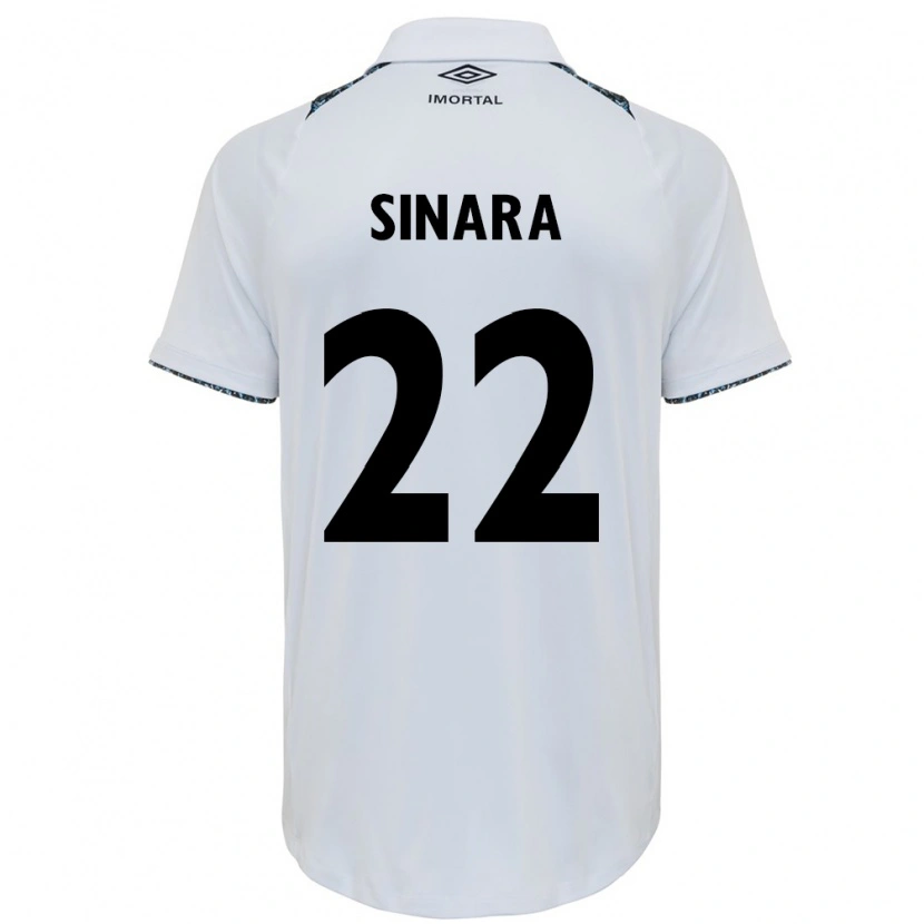 Danxen Niño Camiseta Sinara #22 Azul Negro Blanco 2ª Equipación 2025/26 La Camisa México
