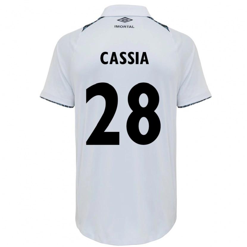 Danxen Niño Camiseta Cássia #28 Azul Negro Blanco 2ª Equipación 2025/26 La Camisa México
