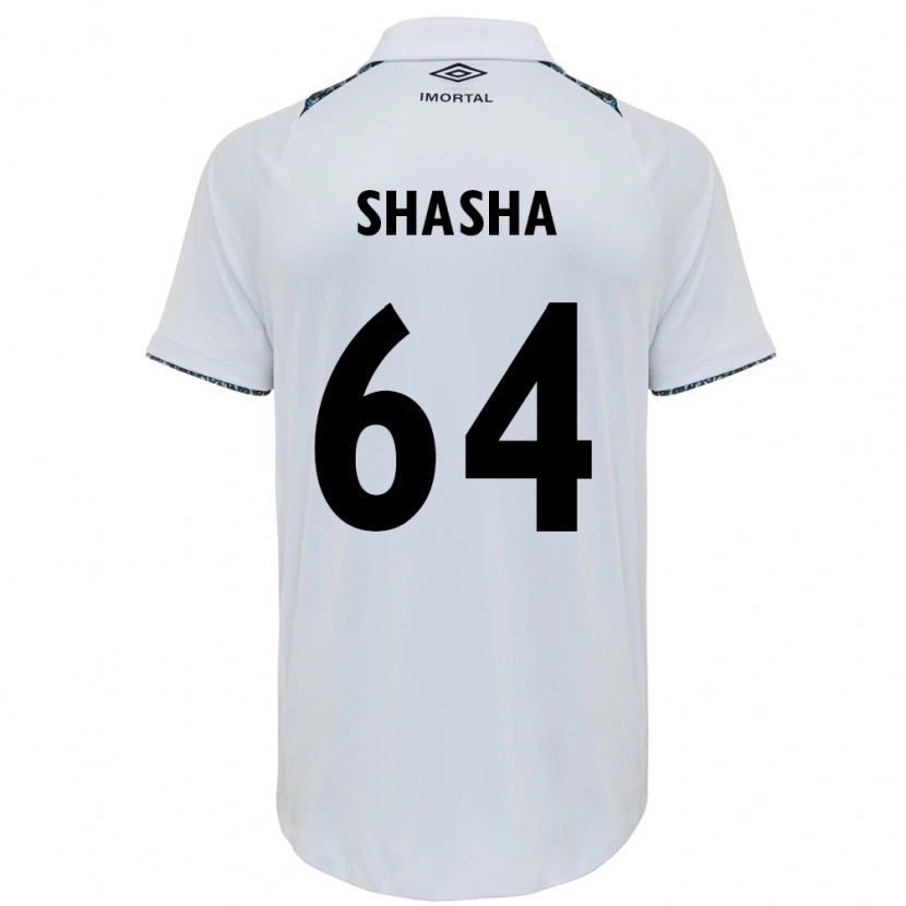 Danxen Niño Camiseta Shashá #64 Azul Negro Blanco 2ª Equipación 2025/26 La Camisa México
