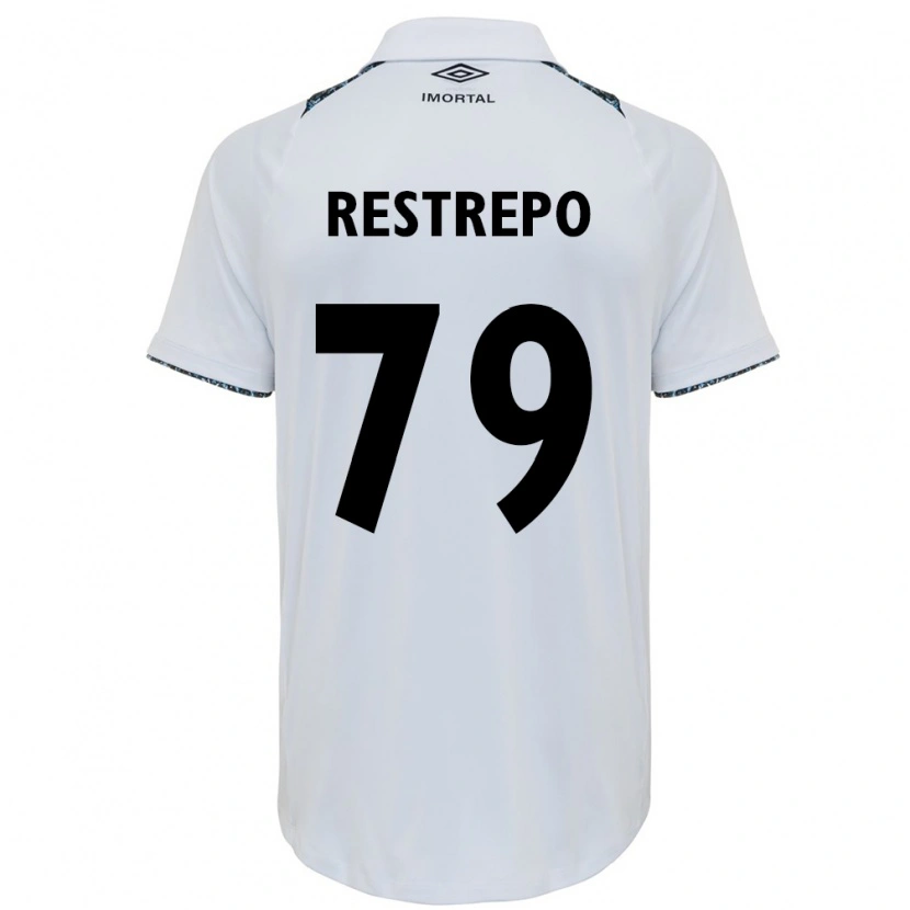 Danxen Niño Camiseta Kelly Restrepo #79 Azul Negro Blanco 2ª Equipación 2025/26 La Camisa México