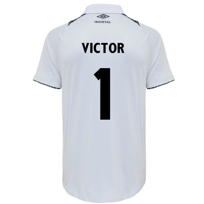 Danxen Niño Camiseta Paulo Victor #1 Azul Negro Blanco 2ª Equipación 2025/26 La Camisa México