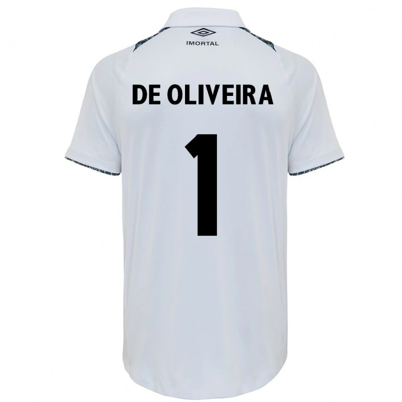 Danxen Niño Camiseta Walewska Moreira De Oliveira #1 Blanco Azul 2ª Equipación 2025/26 La Camisa México