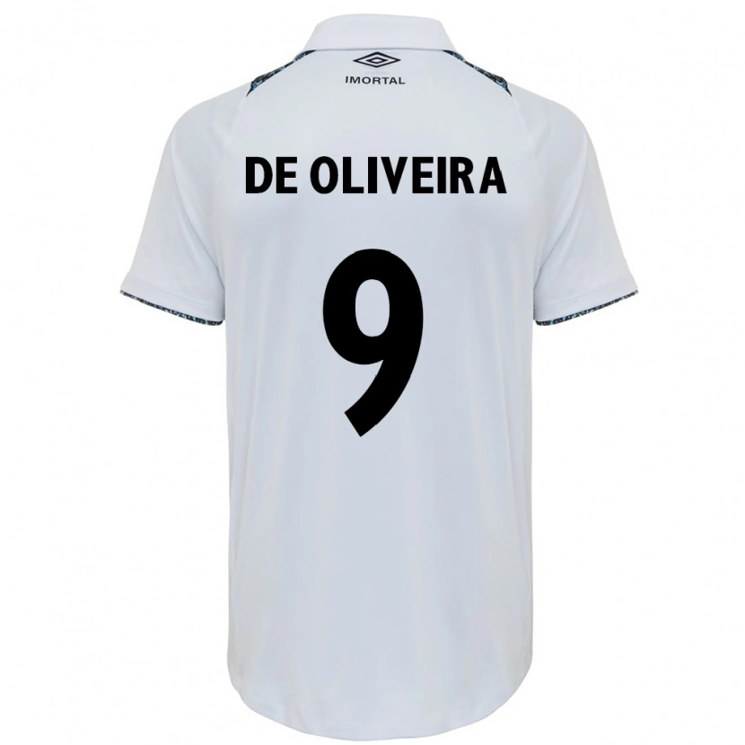 Danxen Niño Camiseta Veridiana Mostaco De Oliveira #9 Azul Negro Blanco 2ª Equipación 2025/26 La Camisa México