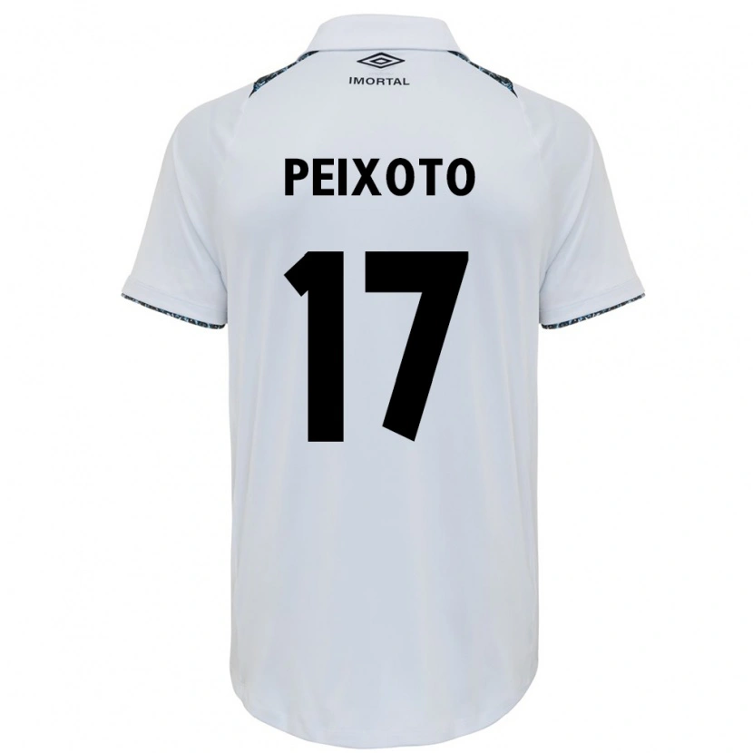 Danxen Niño Camiseta Clarisse Benicio Peixoto #17 Blanco Azul 2ª Equipación 2025/26 La Camisa México