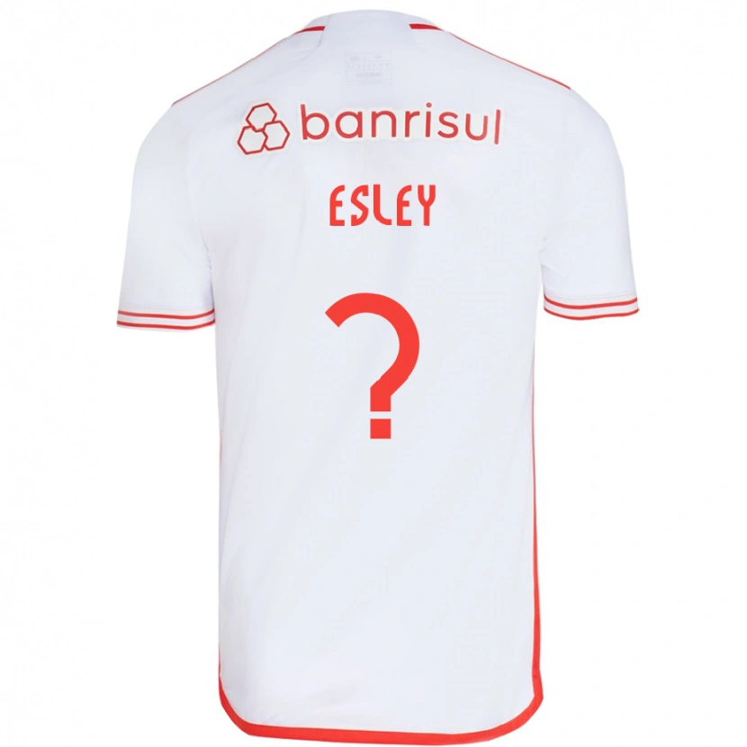 Danxen Niño Camiseta Esley #0 Rojo Blanco 2ª Equipación 2025/26 La Camisa México
