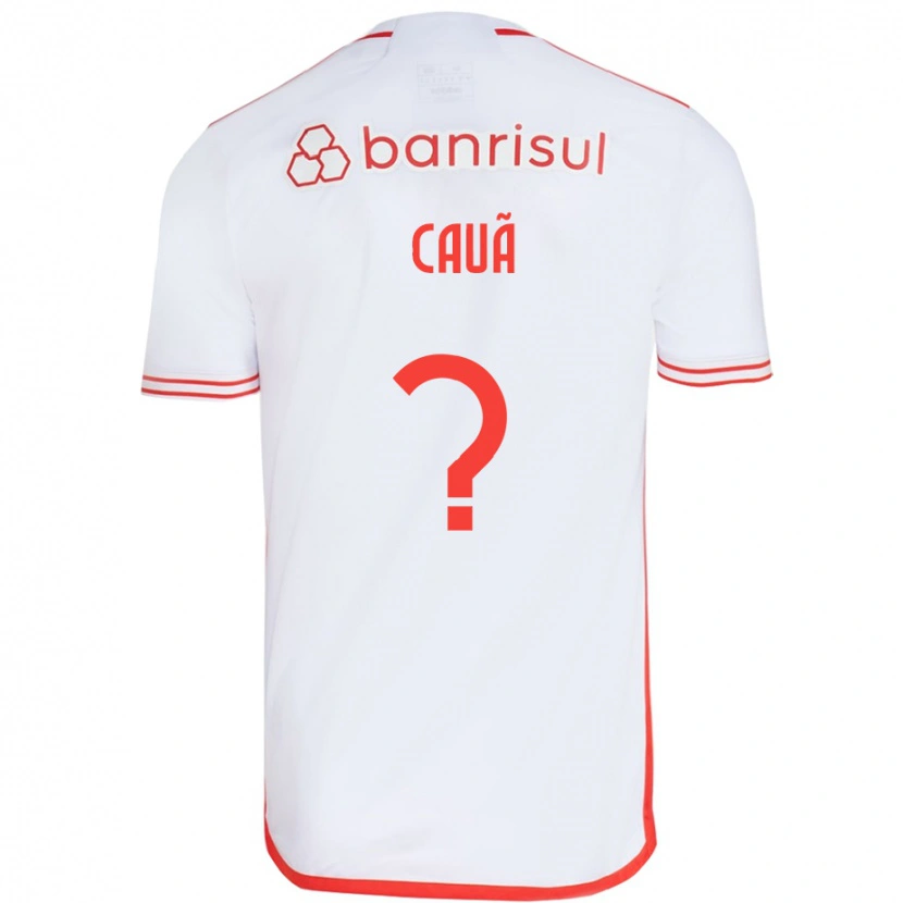 Danxen Niño Camiseta Cauã #0 Rojo Blanco 2ª Equipación 2025/26 La Camisa México
