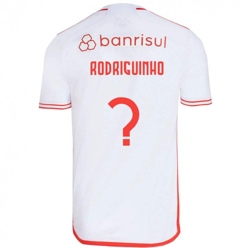 Danxen Niño Camiseta Rodriguinho #0 Rojo Blanco 2ª Equipación 2025/26 La Camisa México
