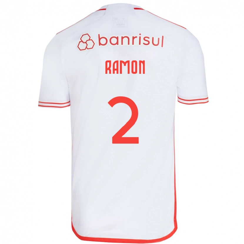 Danxen Niño Camiseta Ramon #2 Rojo Blanco 2ª Equipación 2025/26 La Camisa México