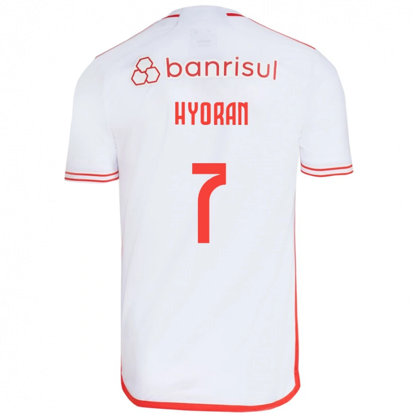 Danxen Niño Camiseta Hyoran #7 Rojo Blanco 2ª Equipación 2025/26 La Camisa México