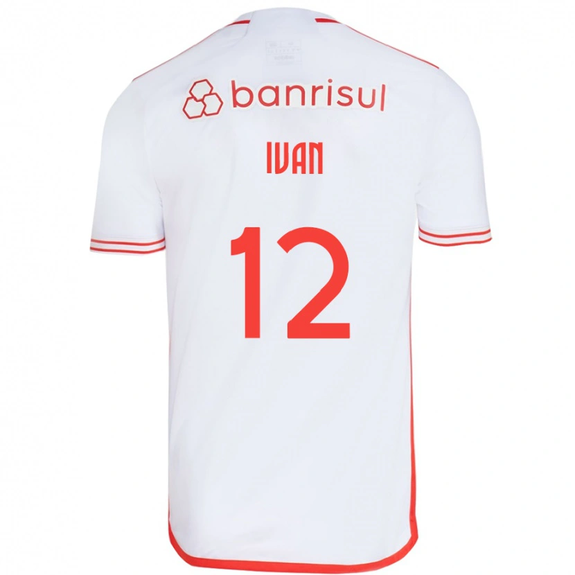 Danxen Niño Camiseta Ivan #12 Rojo Blanco 2ª Equipación 2025/26 La Camisa México