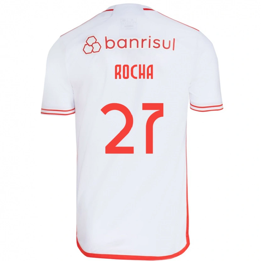 Danxen Niño Camiseta Kaique Rocha #27 Rojo Blanco 2ª Equipación 2025/26 La Camisa México
