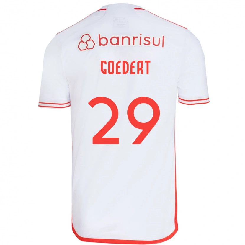 Danxen Niño Camiseta Alice Goedert #29 Rojo Blanco 2ª Equipación 2025/26 La Camisa México