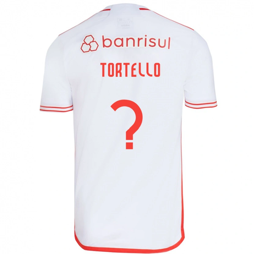 Danxen Niño Camiseta Tortello #0 Blanco Rojo 2ª Equipación 2025/26 La Camisa México