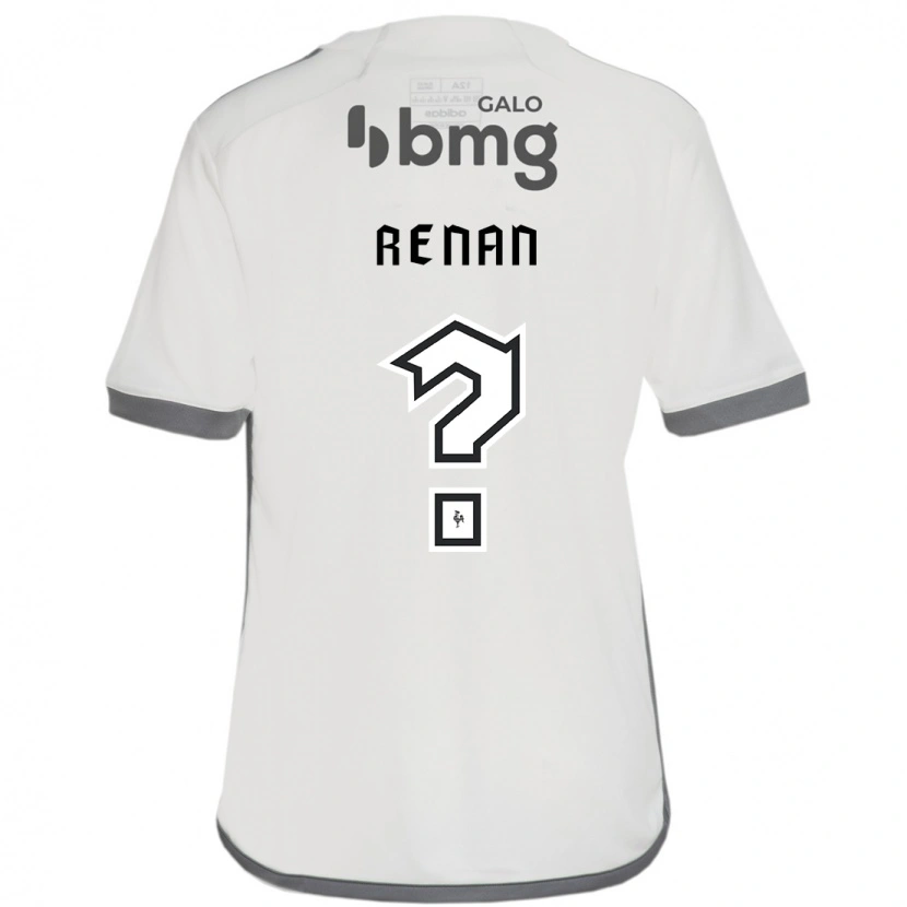 Danxen Niño Camiseta Renan Santana #0 Blanquecino 2ª Equipación 2025/26 La Camisa México