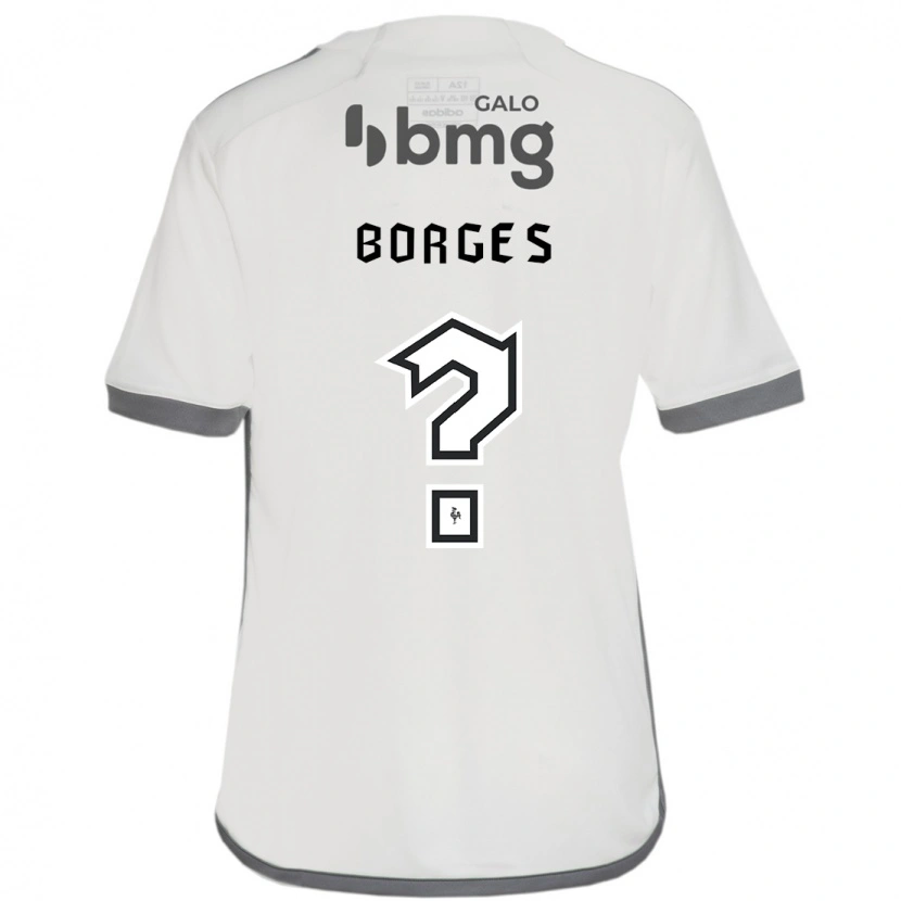 Danxen Niño Camiseta Leo Borges #0 Blanquecino 2ª Equipación 2025/26 La Camisa México