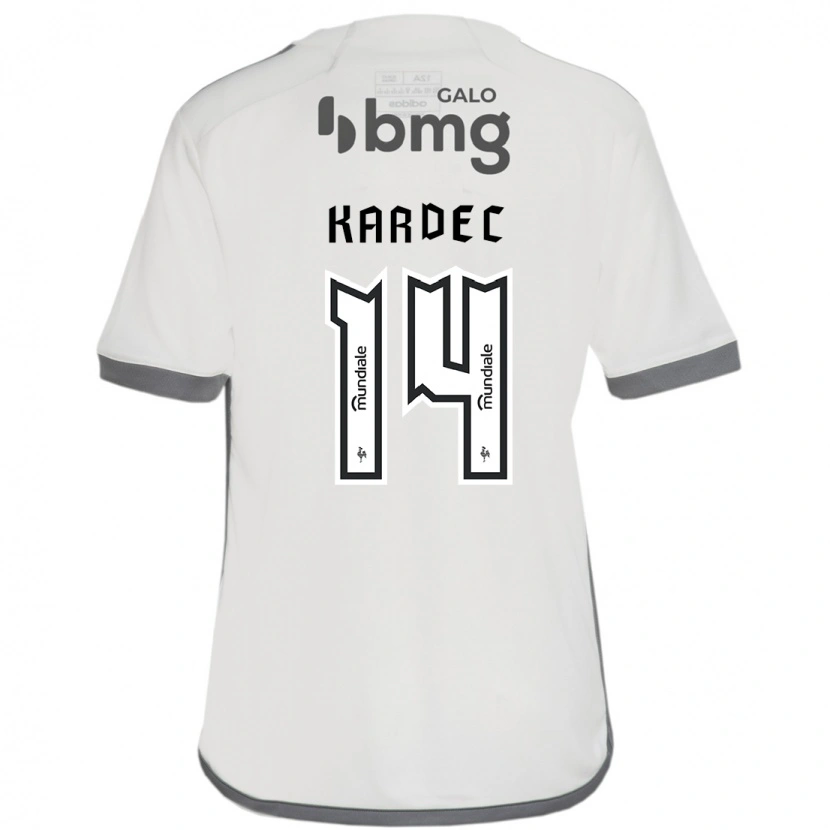 Danxen Niño Camiseta Alan Kardec #14 Blanquecino 2ª Equipación 2025/26 La Camisa México