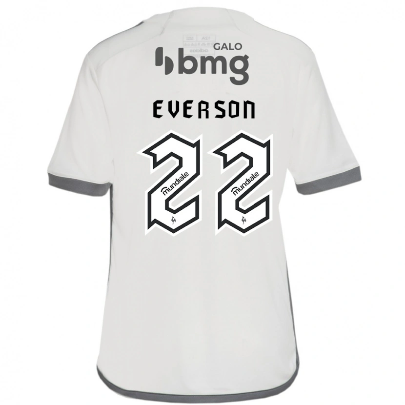 Danxen Niño Camiseta Everson #22 Blanquecino 2ª Equipación 2025/26 La Camisa México