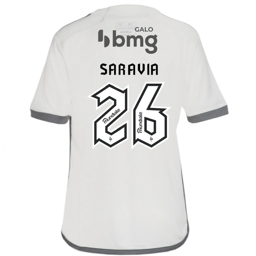 Danxen Niño Camiseta Renzo Saravia #26 Blanquecino 2ª Equipación 2025/26 La Camisa México